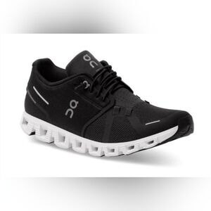 Size.  10. On Cloud. 5. Running Women's. Black and White Athletic Shoes